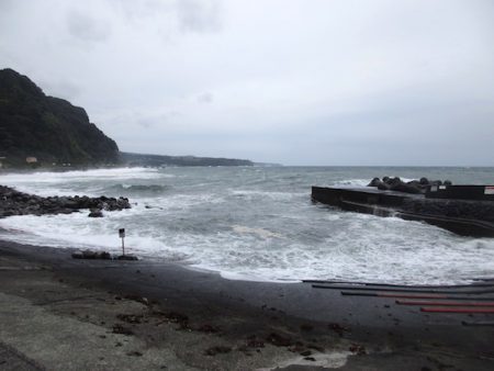 東伊豆の大川の海岸