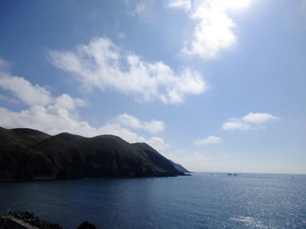 澄海岬から見る礼文島の西海岸
