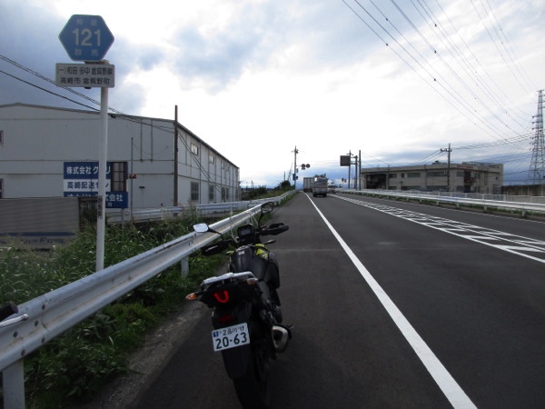 中山道の倉賀野宿への道