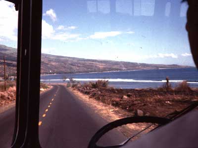 バスでレユニオン島を一周する