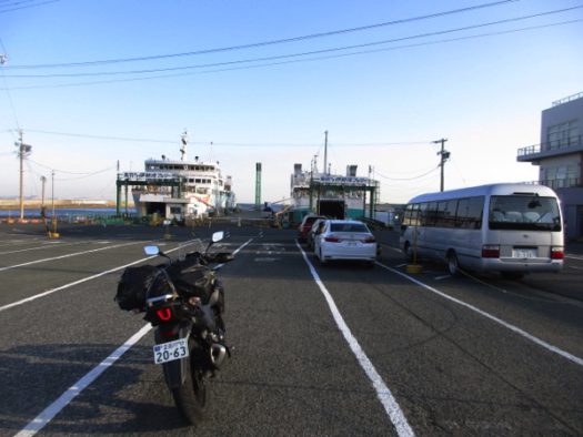 伊良湖港の伊勢湾フェリー乗り場