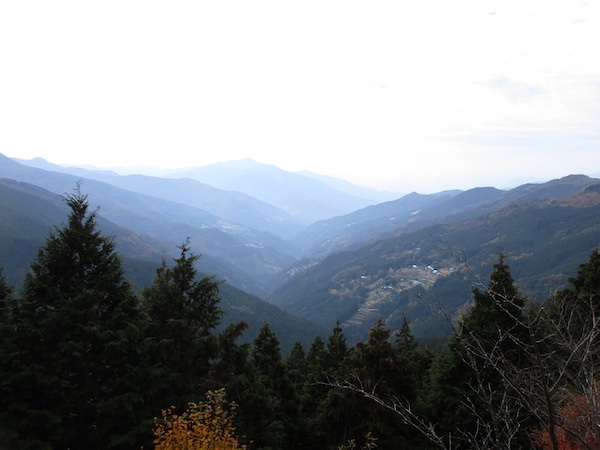 京柱峠からの眺め