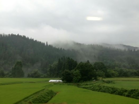山形・秋田県境近くの風景